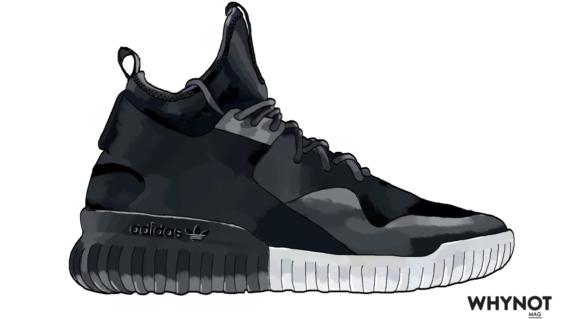 ADIDAS ORIGINALS TUBULAR X WHYNOT MAG ILLUSTRATION