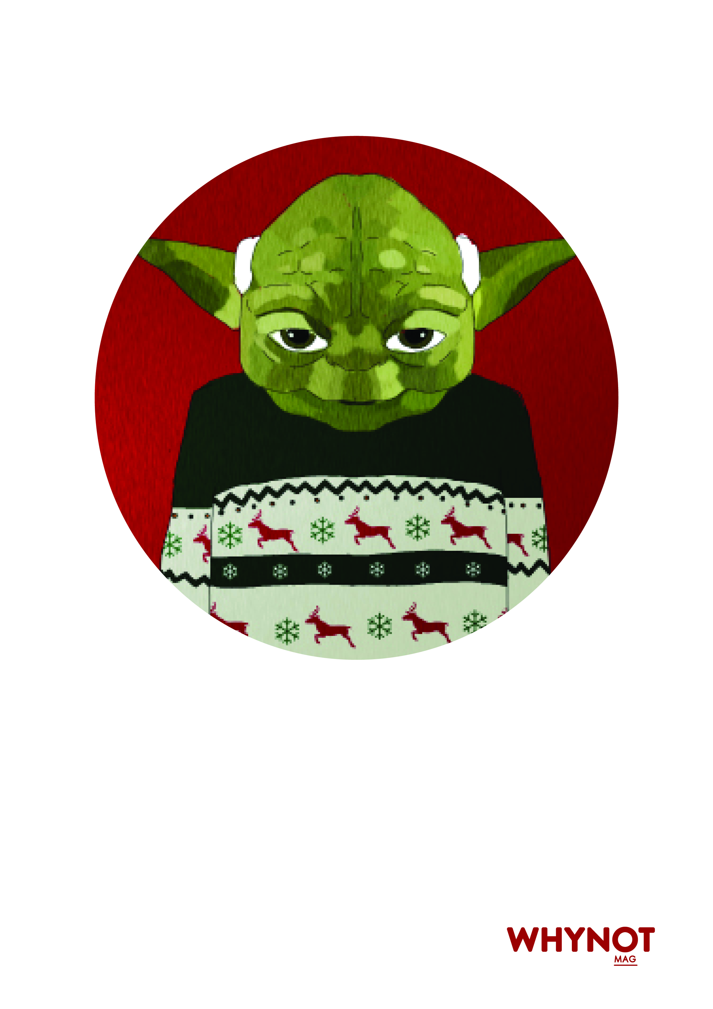 joda star wars - christmas sweater day